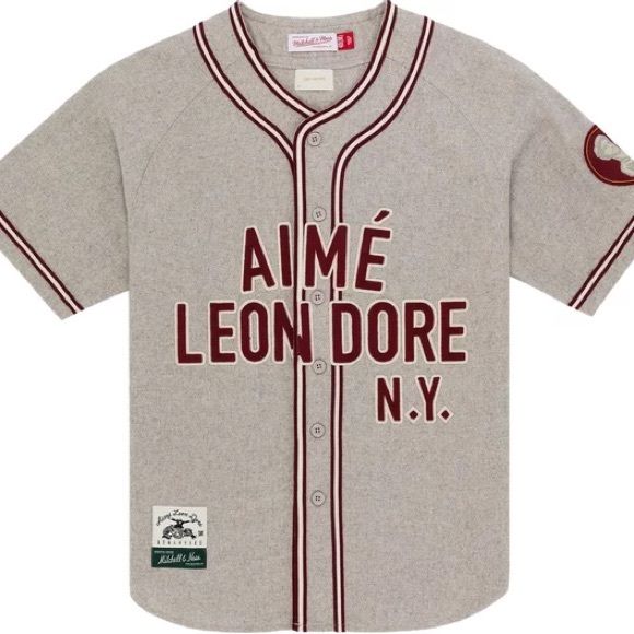Aime Leon Dore Gray and Red Men's Shirt